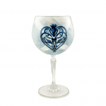 Heart of Scotland Hand-Painted Balloon Gin Glass | Glassware
