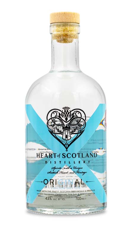 Heart of Scotland Original London Dry Gin | 43% ABV | 70cl