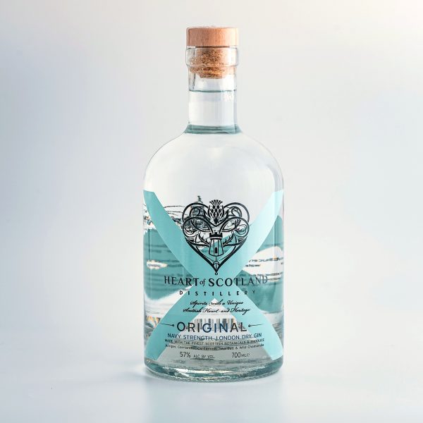Heart of Scotland Navy Strength London Dry Gin 70cl bottle