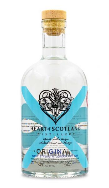 Heart of Scotland Navy Strength Gin | 57% ABV | 70cl