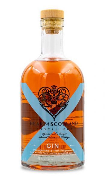 Heart of Scotland Pink Gin  | 43% ABV | 70cl