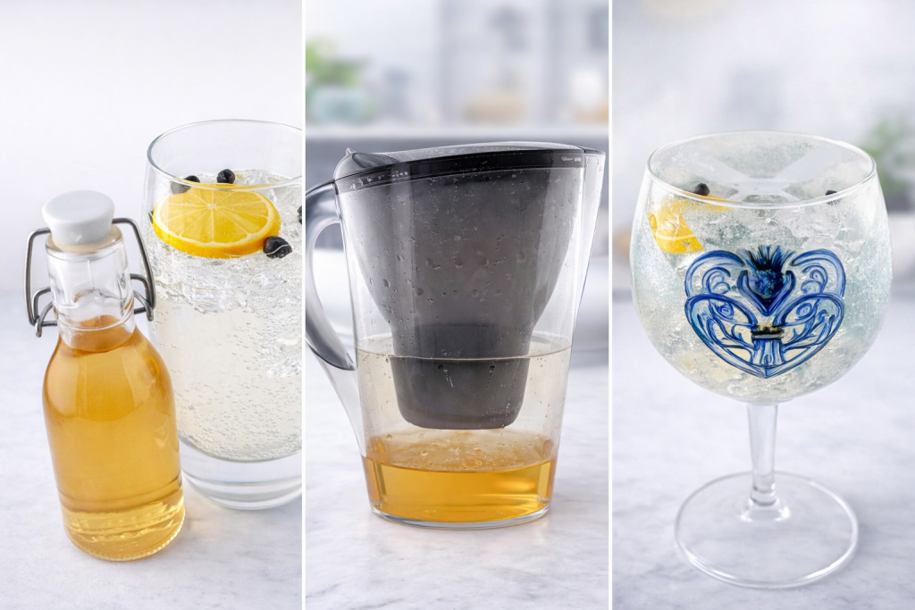 Picture of Alcohol Free gin recipe heart of Scotland