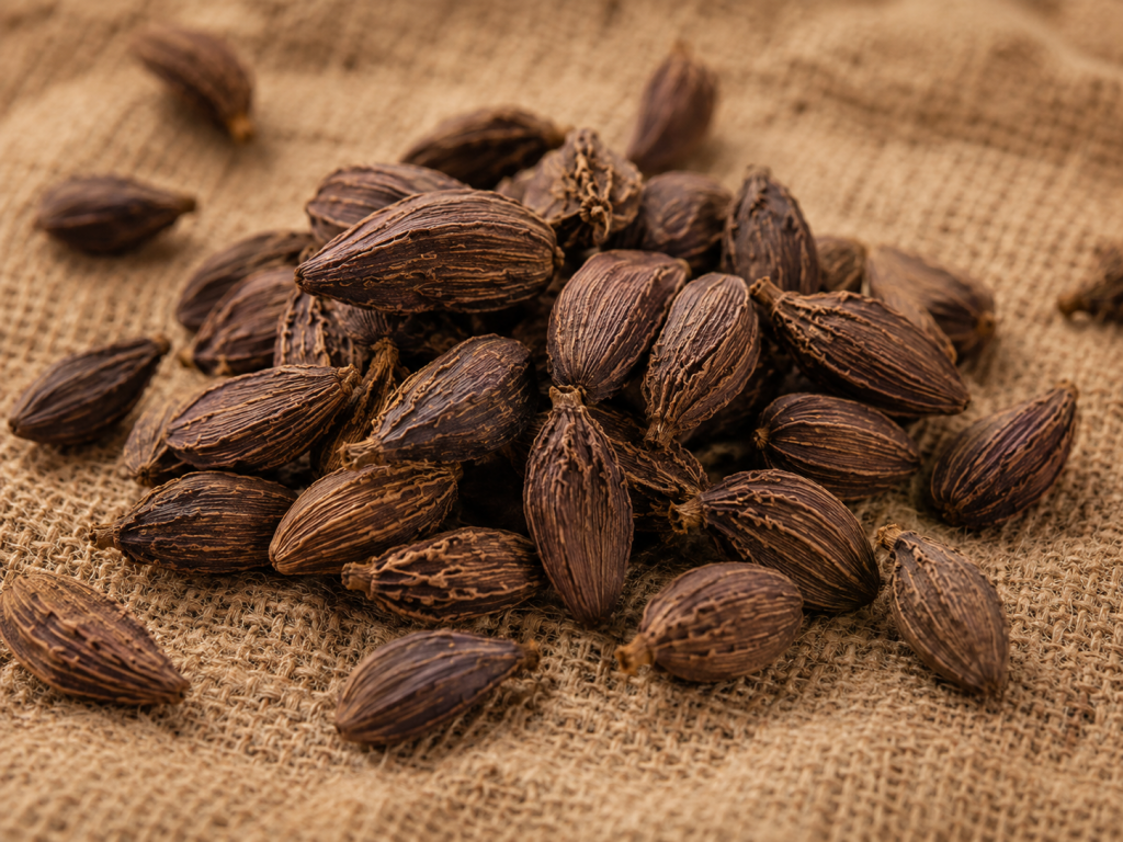 Black cardamom botanical used in Heart of Scotland Scottish gin.
