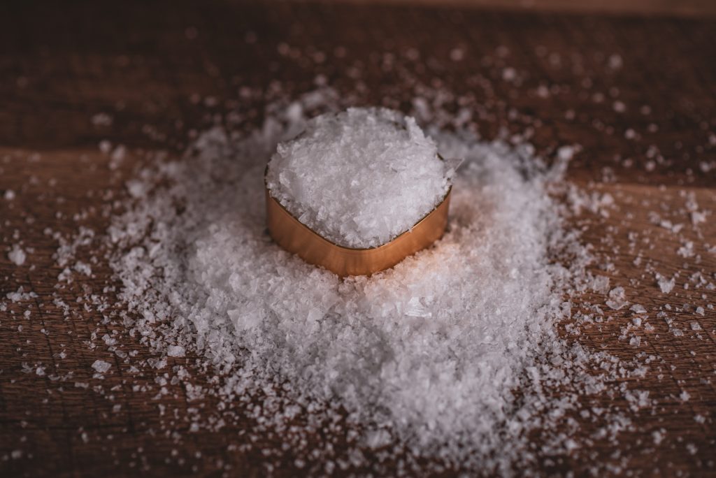 Blackthorn Scottish sea salt used in Heart of Scotland gin and vodka.