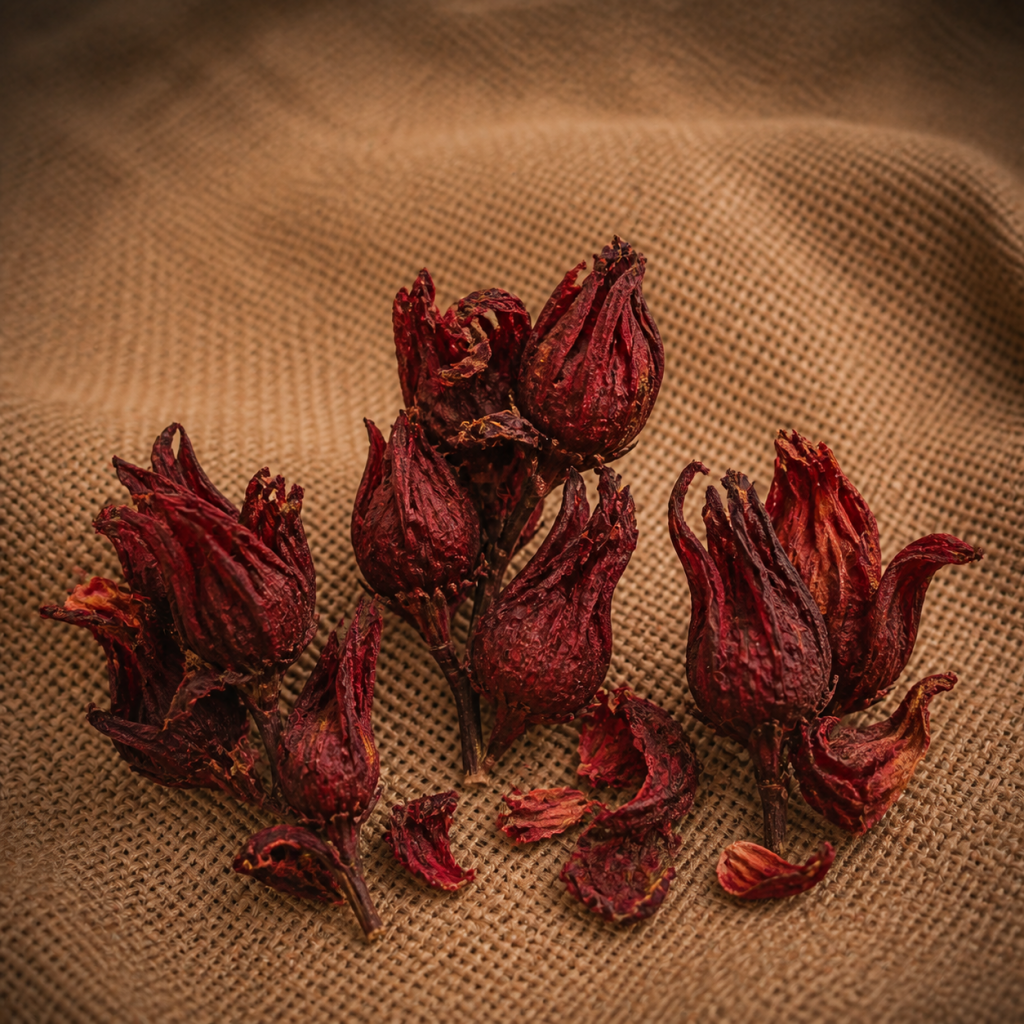 Hibiscus botanical used in Heart of Scotland Pink Gin